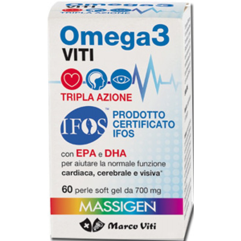 Omega 3 Viti Tripla Azione - 60 Perle