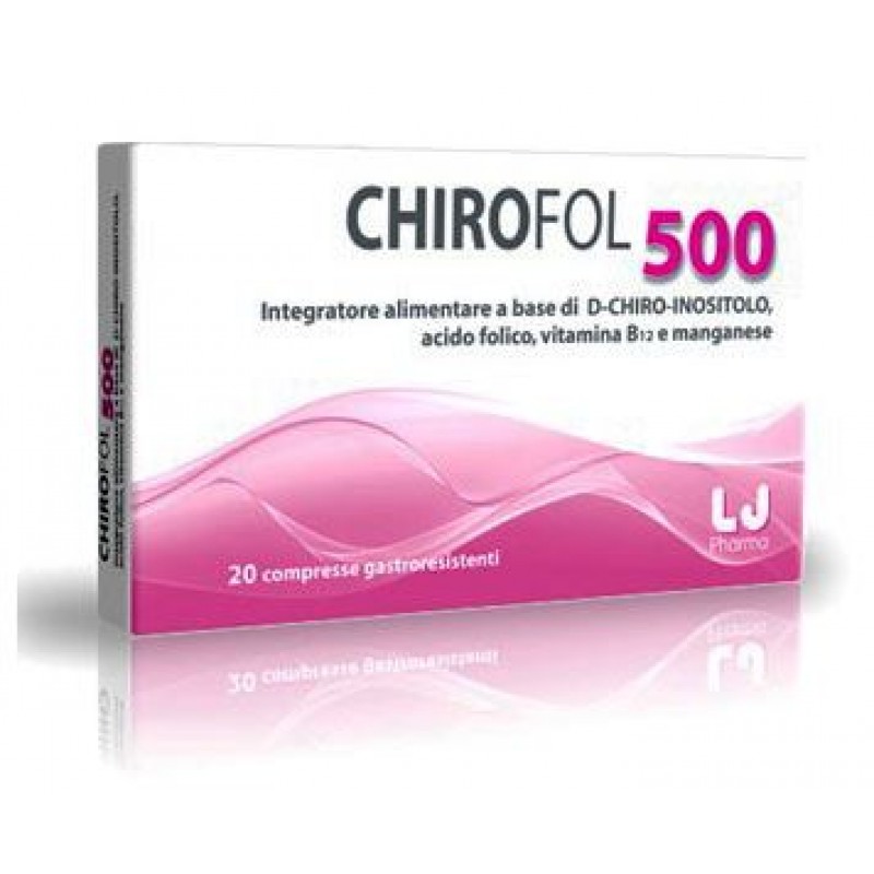 Chirofol 500 Integratore alimentare per la fertilità 20 Compresse