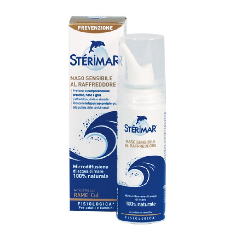 Sterimar Cu Spray Nasale Isotonico Decongestionante Nasale 100 ml