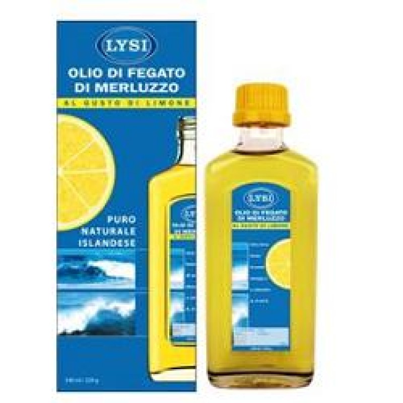 Ideale Islandese Olio Di Fegato Di Merluzzo Al Gusto Di Limone 240 ml