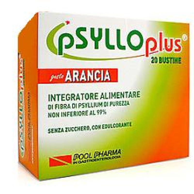 Psyllo Plus Gusto Arancia Integratore Intestinale 20 Bustine
