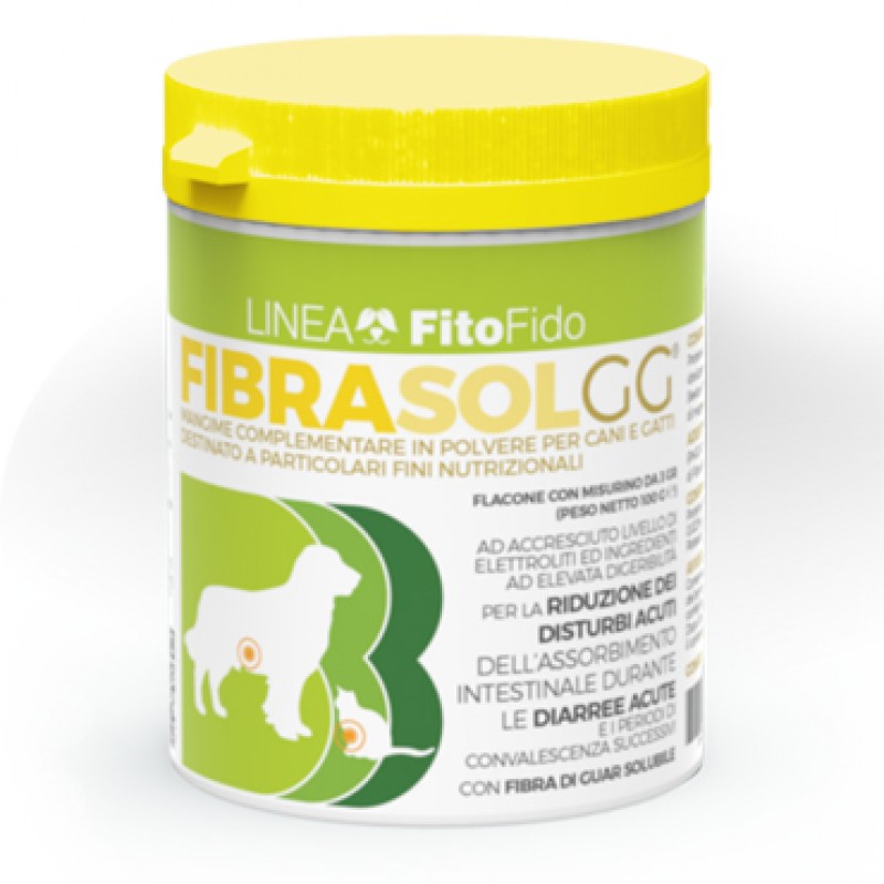 Trebifarma Fibrasol GG Integratore Fibre Vegetali Cani E Gatti 100 g