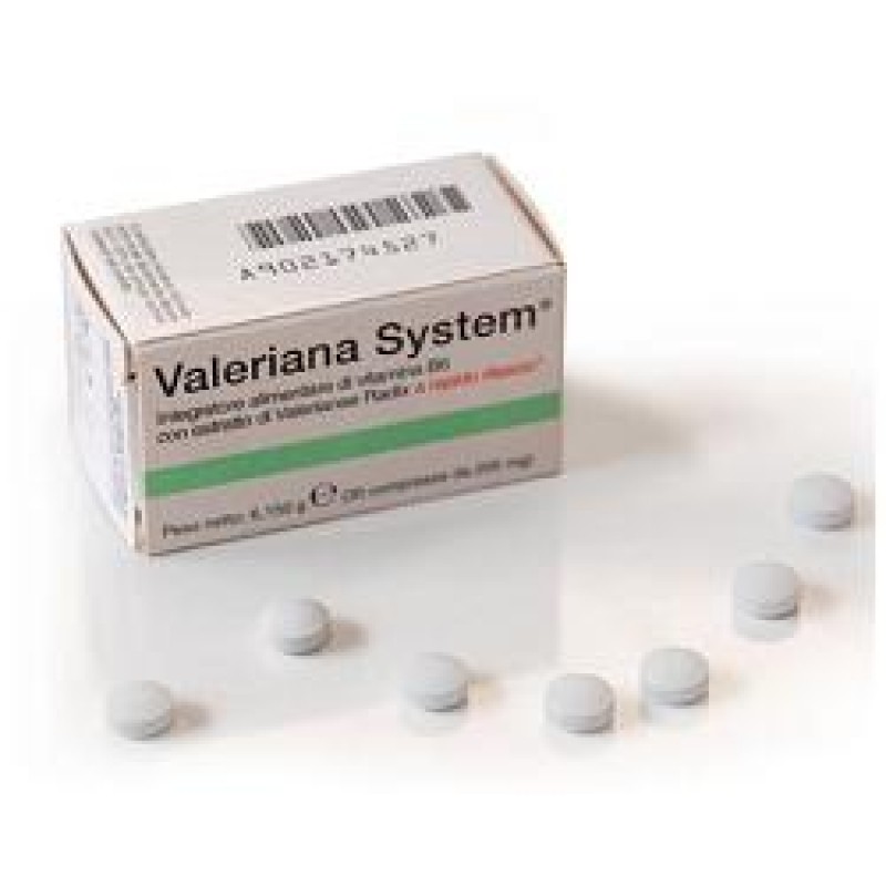 Valeriana System Integratore Contro Insonnia 70 Compresse