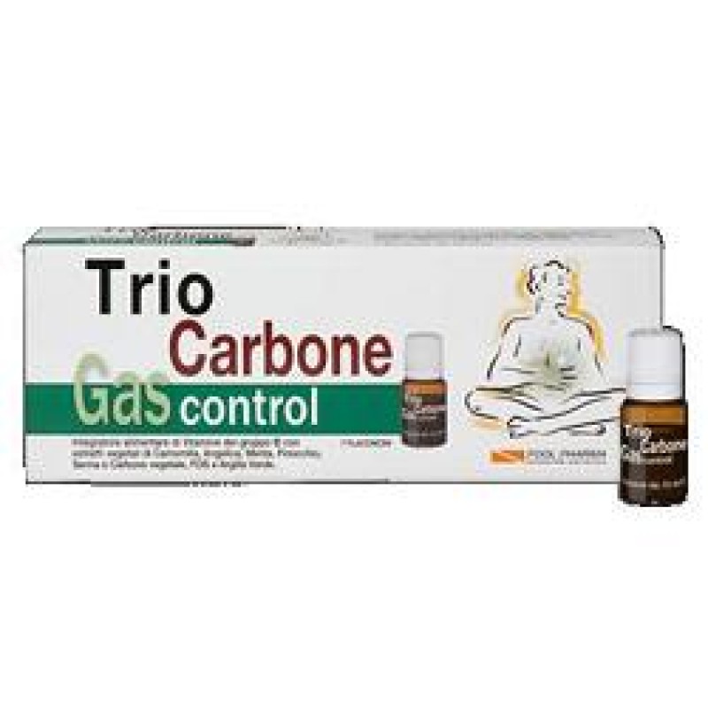 Trio carbone Gas Control 7 flaconcini 10mL