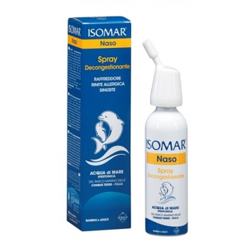 Isomar Naso Spray Decongestionante Acqua di Mare Ipertonica 50 ml