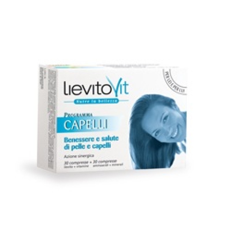 Lievitovit Programma Capelli Integratore Benessere Capelli Pelle Unghie 60 Compresse