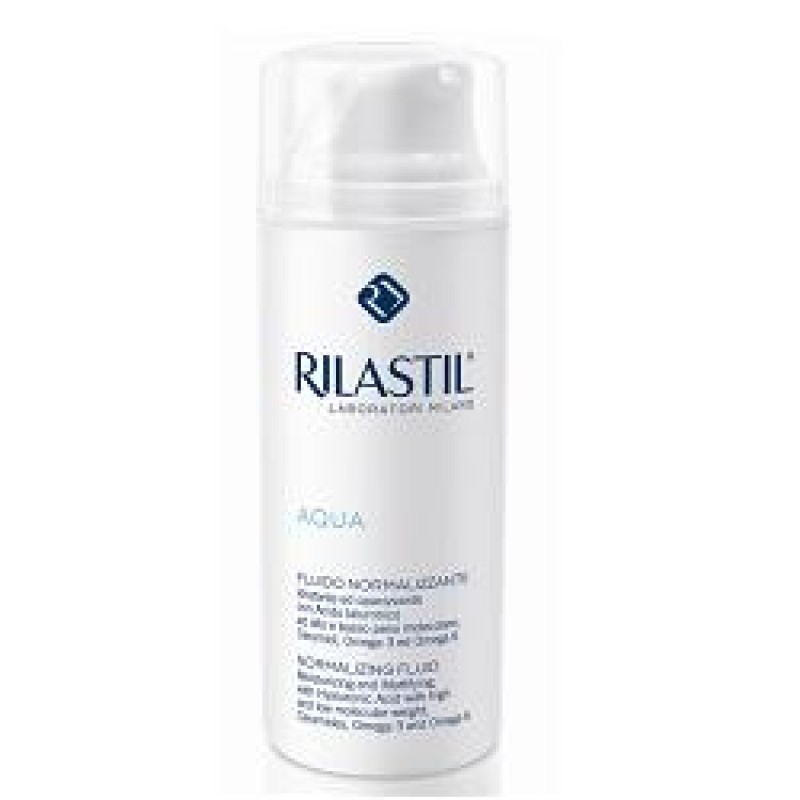 Rilastil aqua fluido viso normalizzante e opacizzante 50 mL