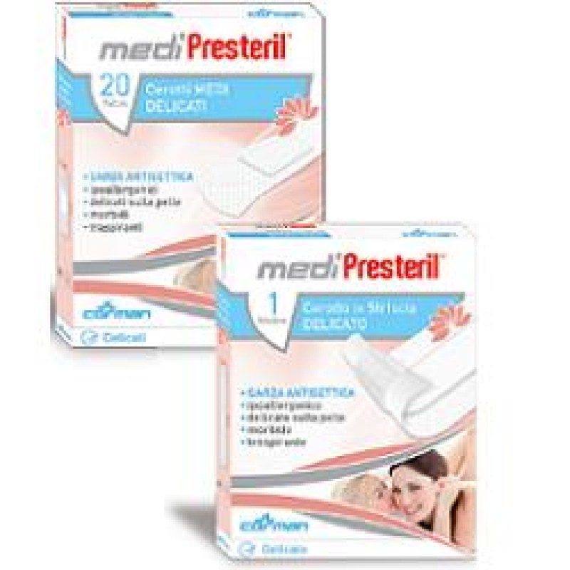 Medipresteril Cerotti Delicati Medi 7x2 cm 20 Pezzi