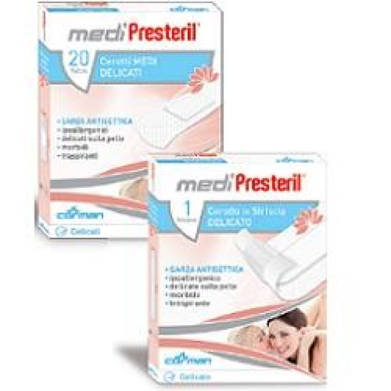 MediPresteril Cerotti assortiti delicati 20 pz 4 formati