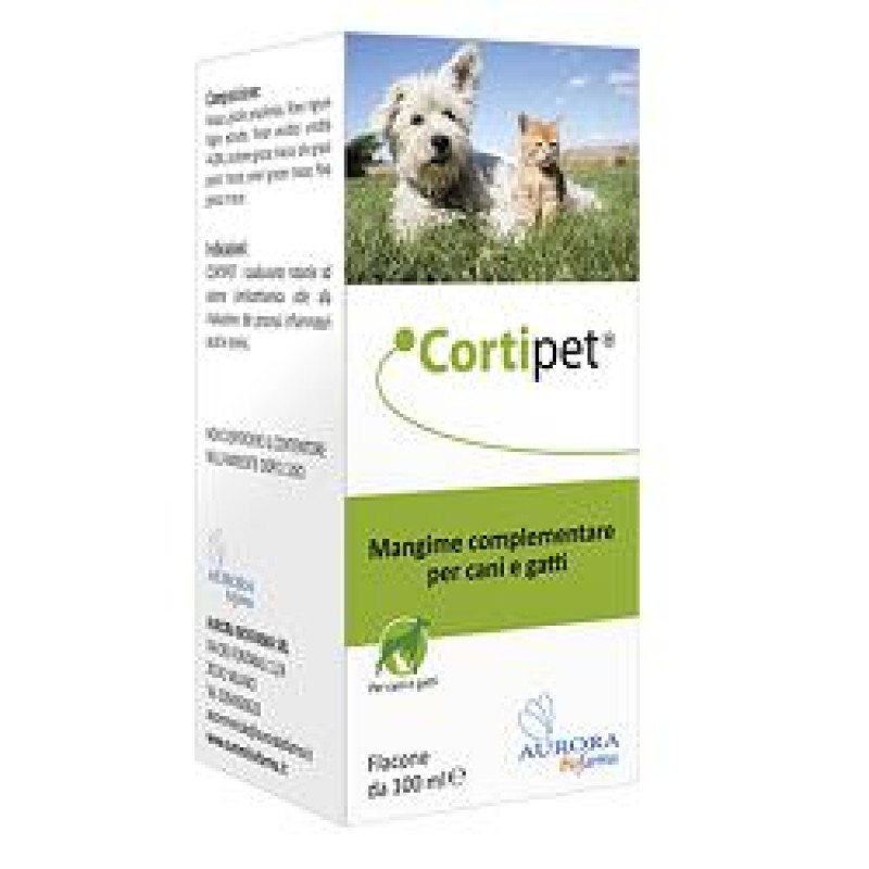 Aurora Biofarma Cortipet Integratore Fitoterapico Cani E Gatti 100 Ml