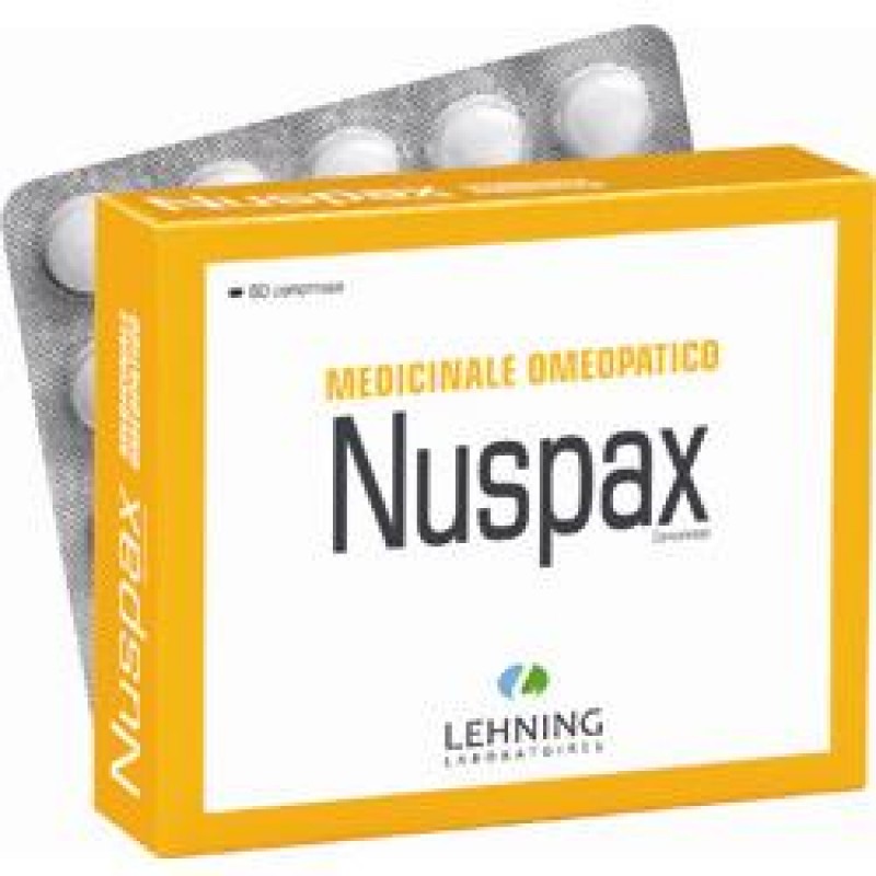 Lehning Nuspax Medicinale Omeopatico 60 Compresse
