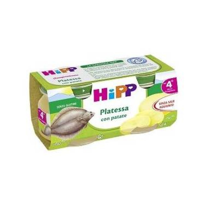 Hipp Bio Omogeneizzato Biologico Platessa con Patate