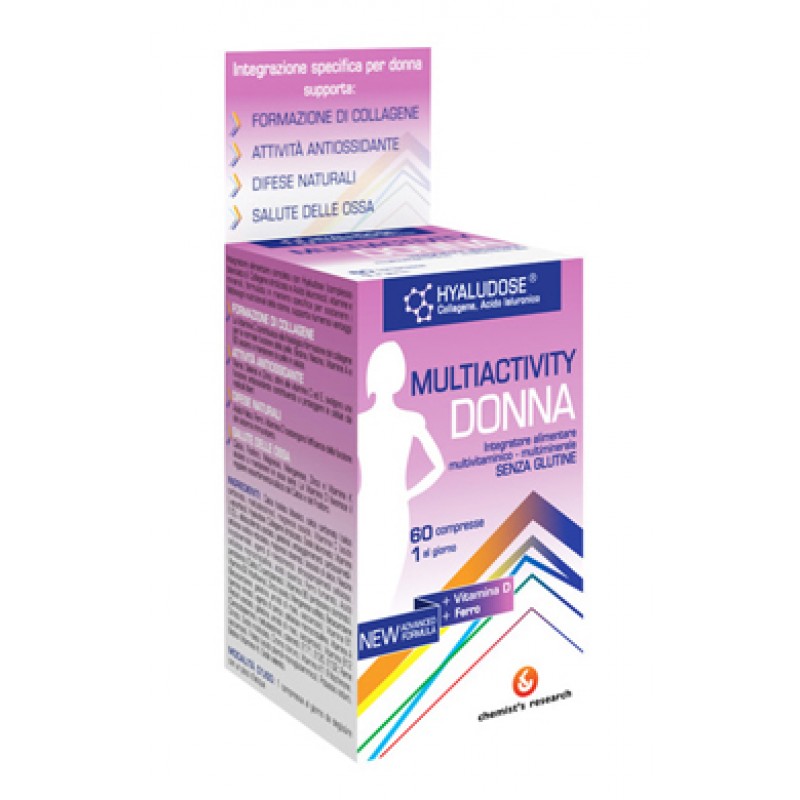 Multiactivity Donna Integratore Vitamine e Minerali 60 Compresse