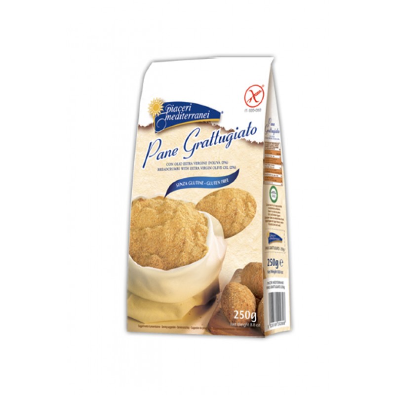 Piaceri Mediterranei Pane Grattugiato Senza Glutine 250 g