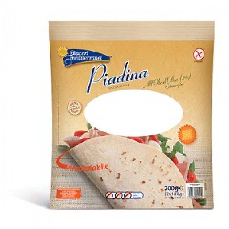 Piaceri Mediterranei Piadina Senza Glutine 2x100 g