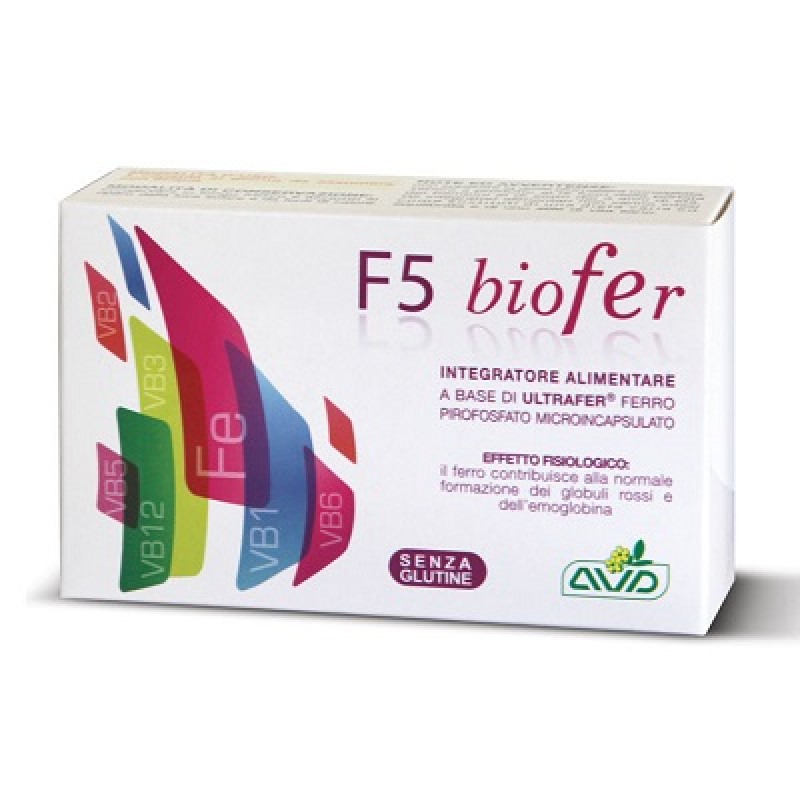 AVD Reform F5 Biofer Integratore di Ferro e Vitamine 30 capsule