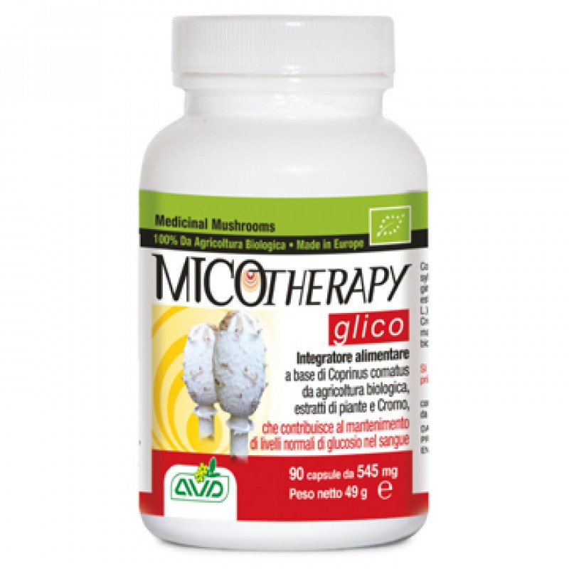 Micotherapy Glico Integratore di Funghi Medicinali 90 Capsule