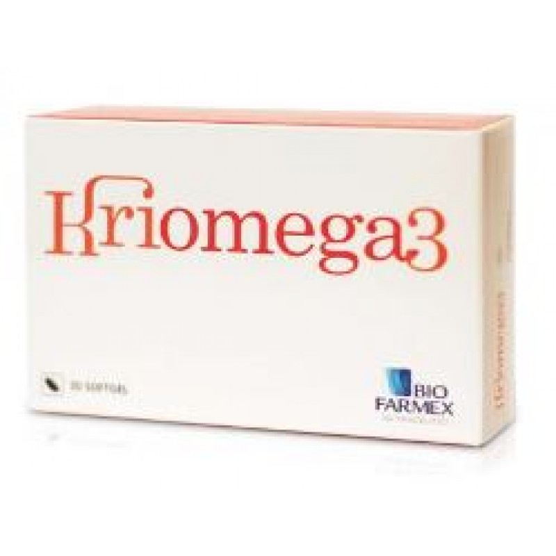 Kriomega3 Integratore di Omega3 30 Capsule Softgel