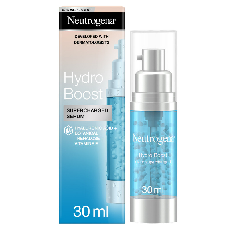 Neutrogena Siero Viso, Hydro Boost, Idratazione Intensa, con Acido Ialuronico, 30 ml