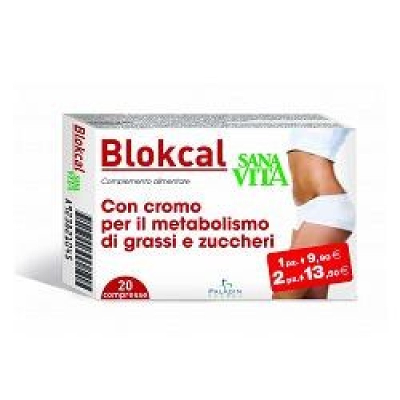 Sanavita Blokcal Integratore Metabolismo Dei Grassi 20 Compresse