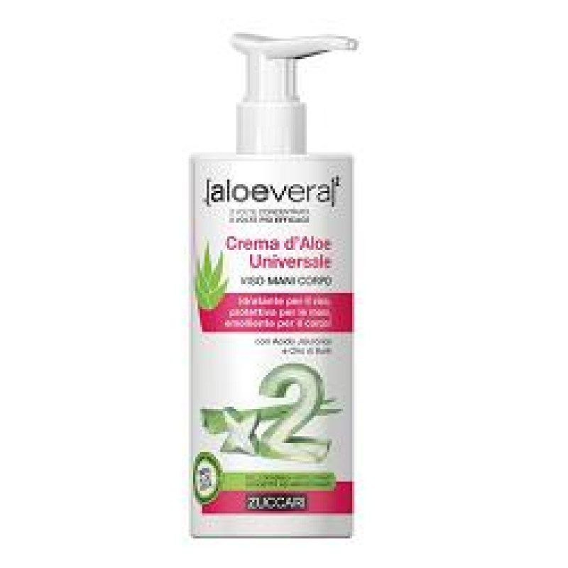 Zuccari Aloevera2 Crema D'Aloe Universale Viso Mani Corpo 300 ml
