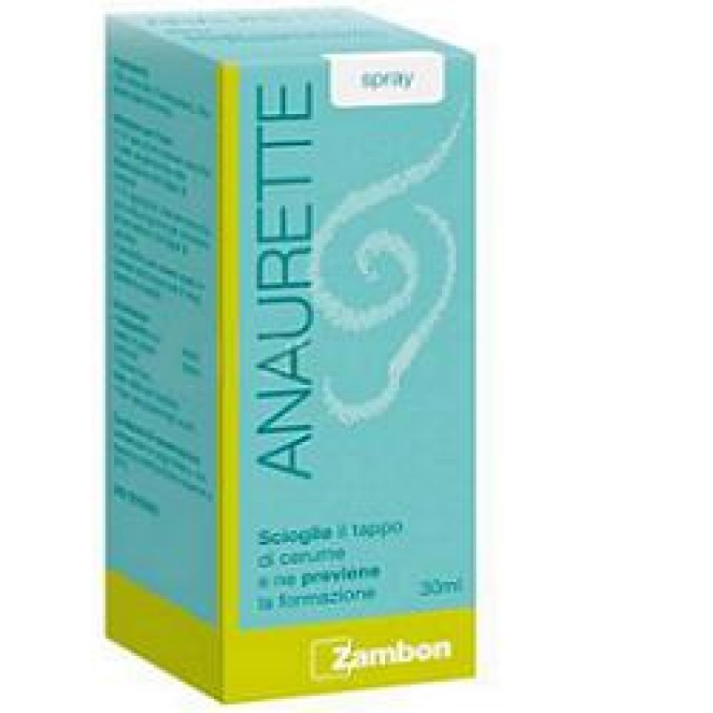 Anaurette Spray Lavaggio Orecchio Per Rimuovere il Cerume 30 ml