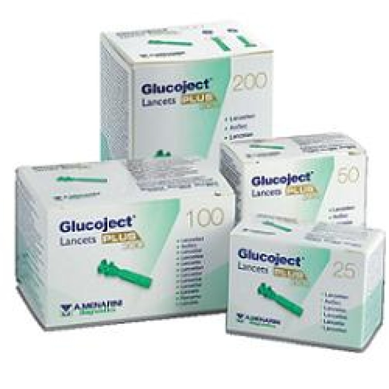 Glucoject Lancets Plus Lancette Pungidito 33G 25pz