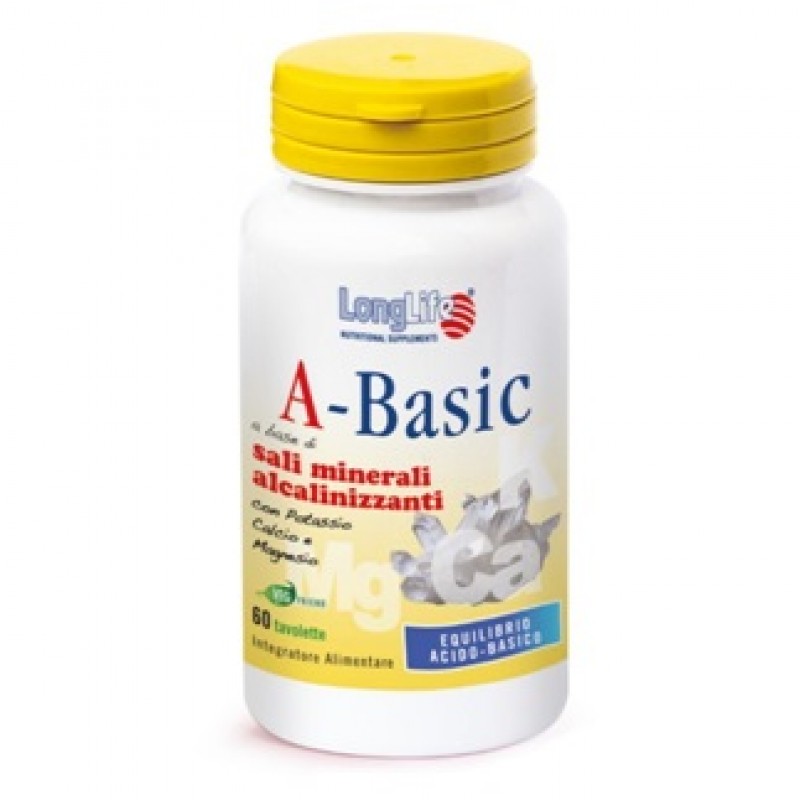 Longlife A-Basic sali minerali per l'organismo 60 tavolette