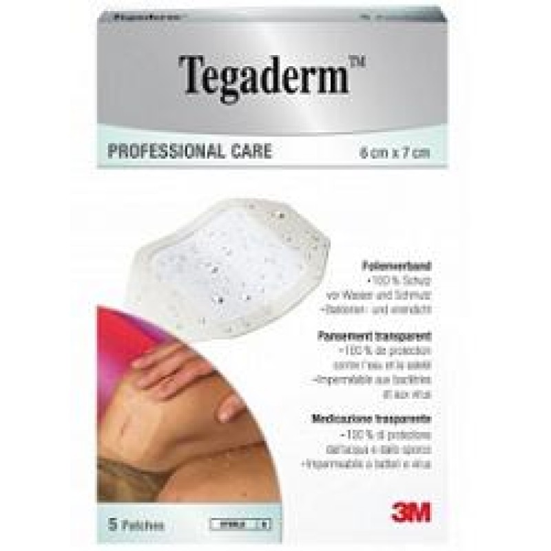Tegaderm Medicazione Sterile Trasparente 6x7 cm 5 Pezzi