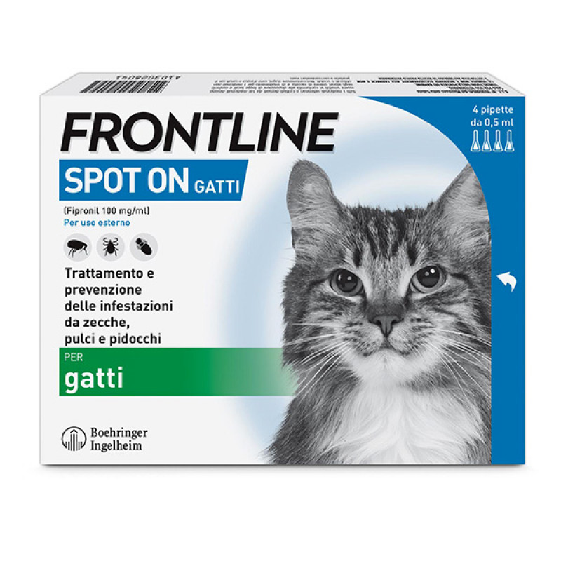 Frontline Spot Gatto 4 Pipette Ml.0,5
