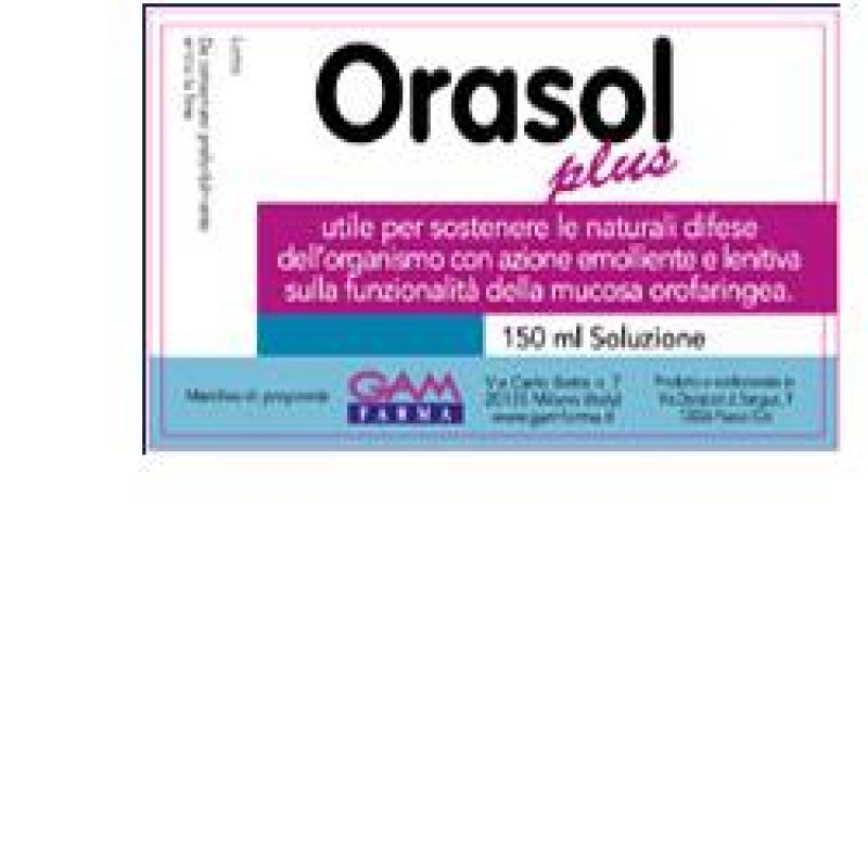 Orasol Plus Integratore Difese Immunitarie 150 ml