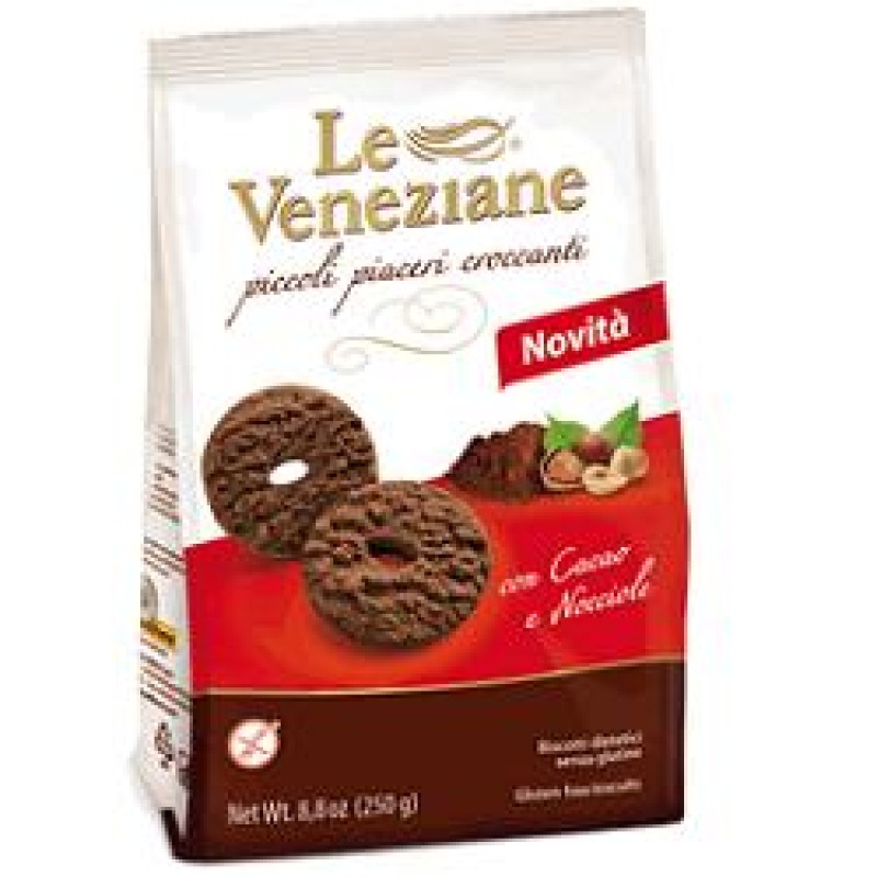 Le Veneziane Biscotti Cacao E Nocciola Senza Glutine 250 g