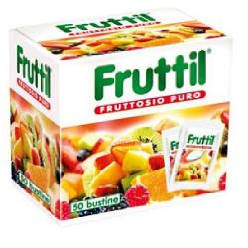 Fruttil Fruttosio Puro 50 Bustine da 4 g