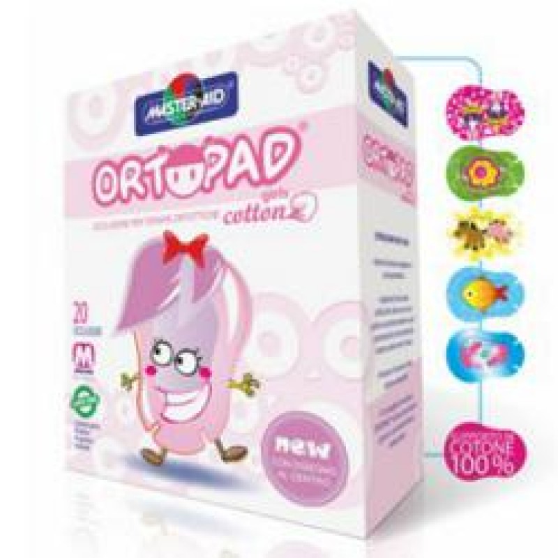 Ortopad Girls Junior Occlusore Terapie Ortottiche 20 Pezzi