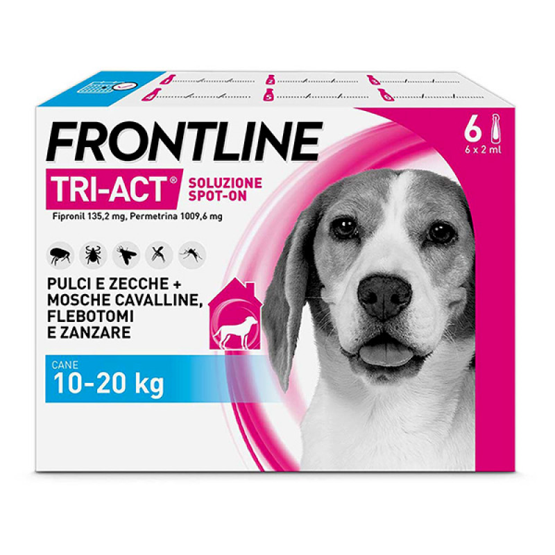 FRONTLINE TRI-ACT 6PIPETTE 2M 10-20KG