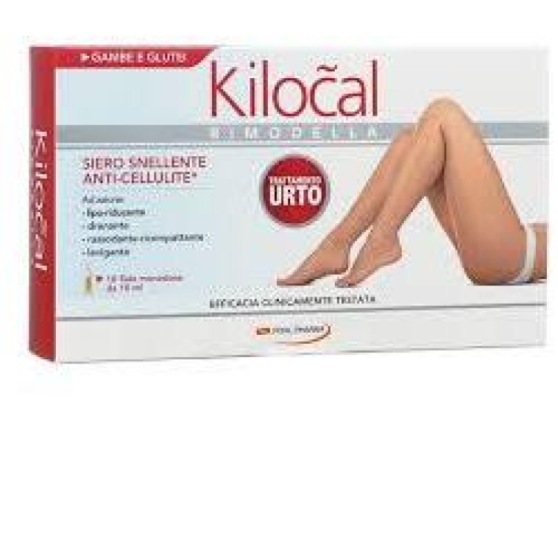 Kilocal Rimodella Siero Snellente Anti-Cellulite Trattamento Urto Gambe e Glutei 10 ml