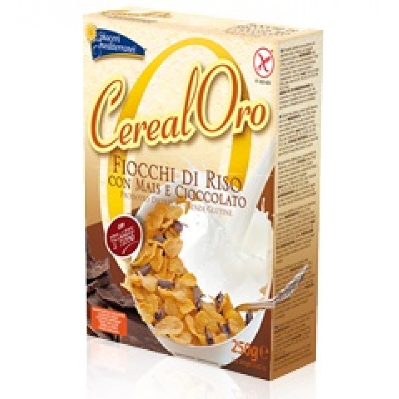 Piaceri Mediterranei CerealOro Fiocchi Di Riso Mais E Cioccolato Senza Glutine 250 g