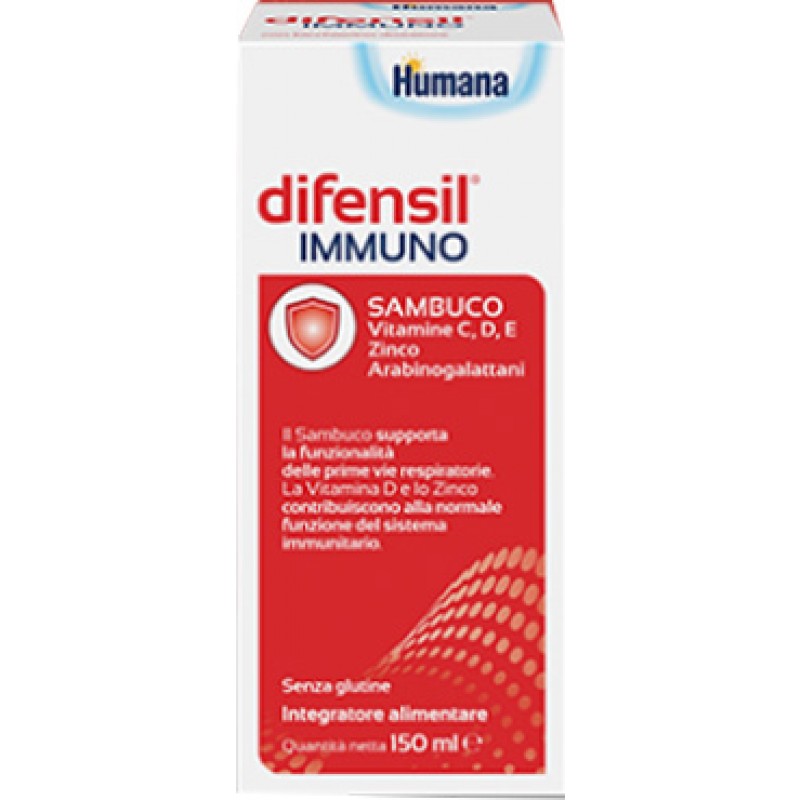 Humana Difensil Immuno Integratore Difese Immunitarie 150 ml