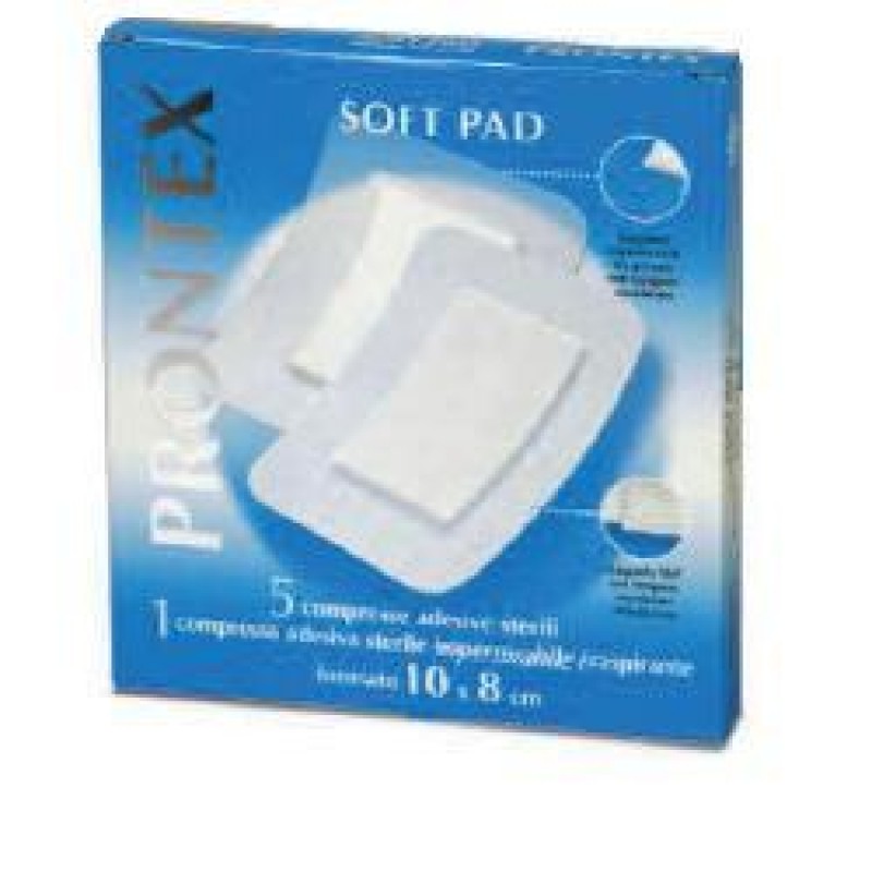 Safety Prontex Soft Pad Garze 10x8 cm 6 Pezzi