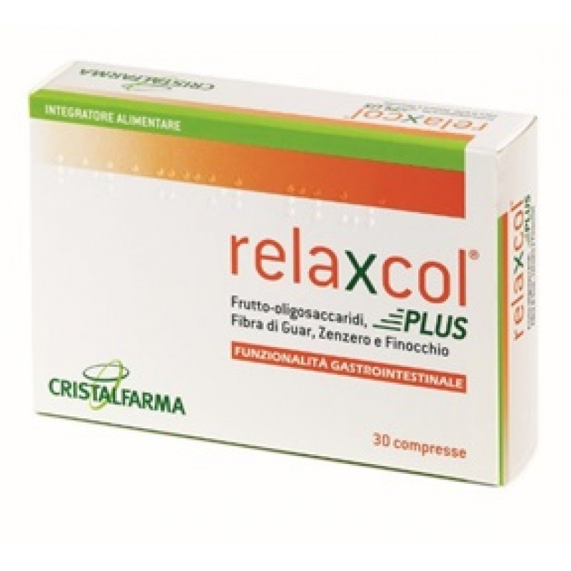 Relaxcol Plus Integratore Funzionalità Gastrointestinale 30 Compresse