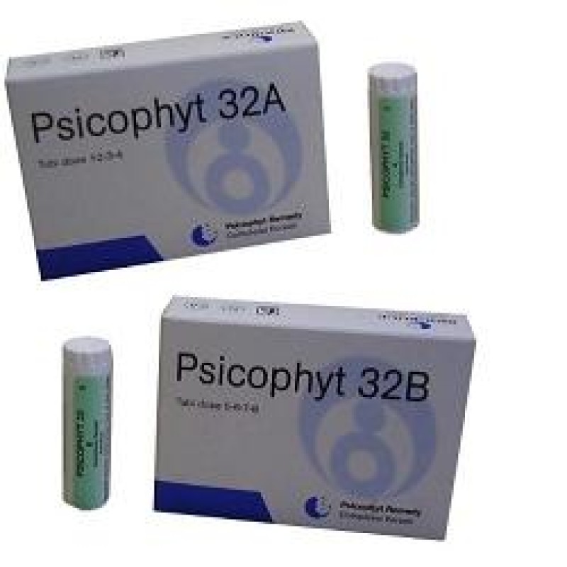 Psicophyt 32 B Integratore Azione Tonica 4 Tubi di Globuli