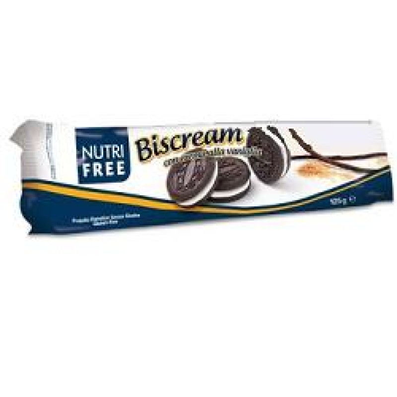 Nutri Free Biscream Biscotti Alla Vaniglia Senza Glutine 125 g