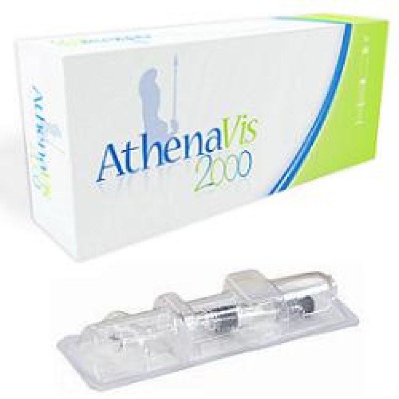 Athenavis 2000 - Siringa intrarticolare a base di Acido Ialuronico 1,5% - 30 mg - 2 ml - 3 pezzi