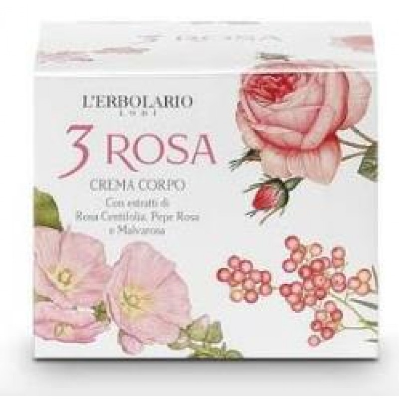 L'erbolario 3 Rosa Crema per il corpo 200ml