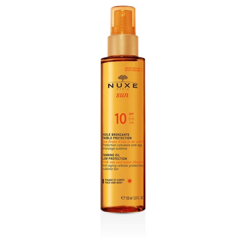 Nuxe Sun Olio Solare viso e corpo SPF10 150ml