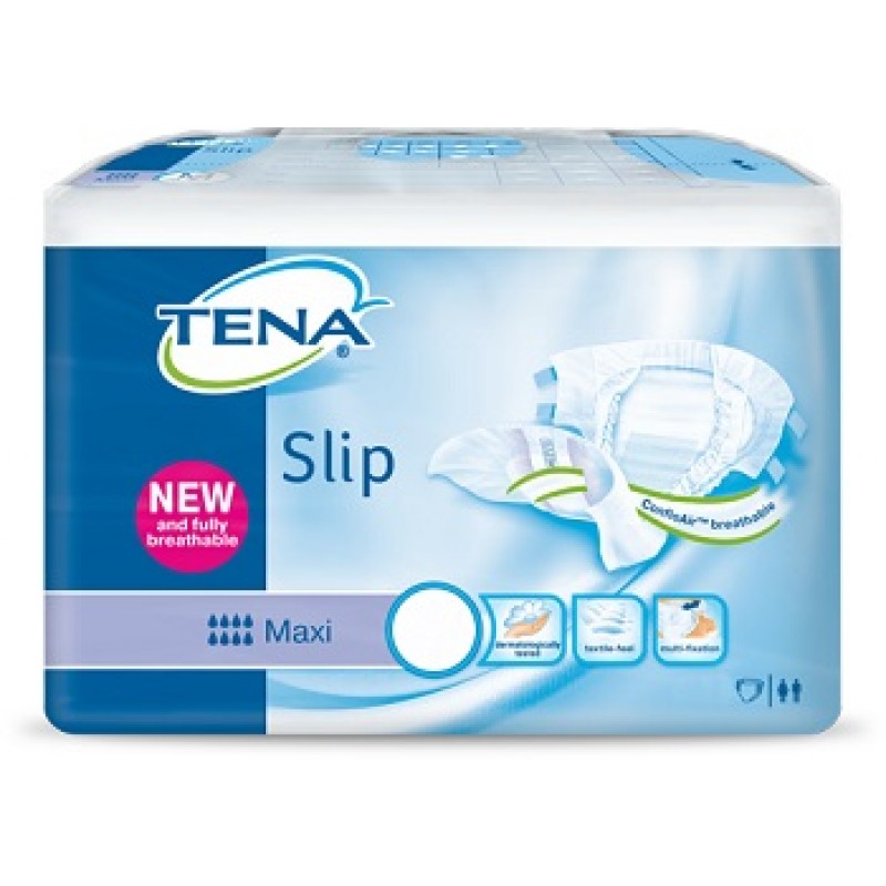TENA Slip Maxi - Pannoloni assorbenti per perdite urinarie Taglia L 24 Pezzi