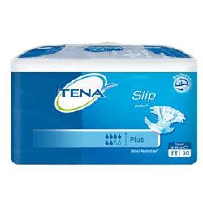 TENA Slip Plus Pannoloni assorbenti per perdite urinarie Taglia S 30 Pezzi