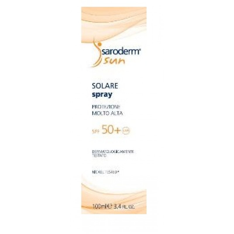 Saroderm Sun Spray SPF 50+ Protezione Solare Anti Invecchiamento 100 ml