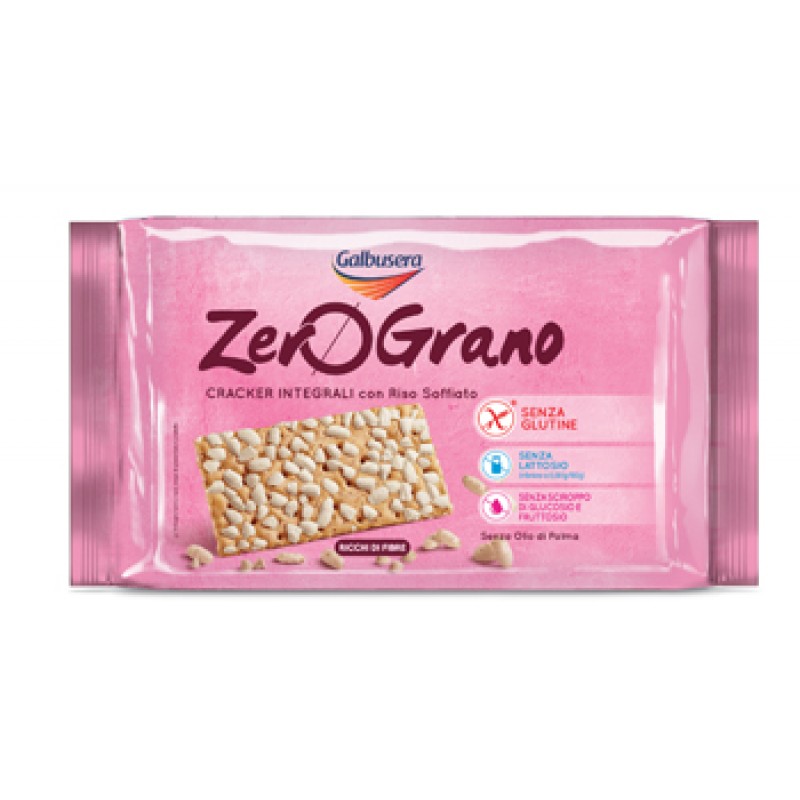 Galbusera Zerograno Cracker Integrale Senza Glutine 360 g