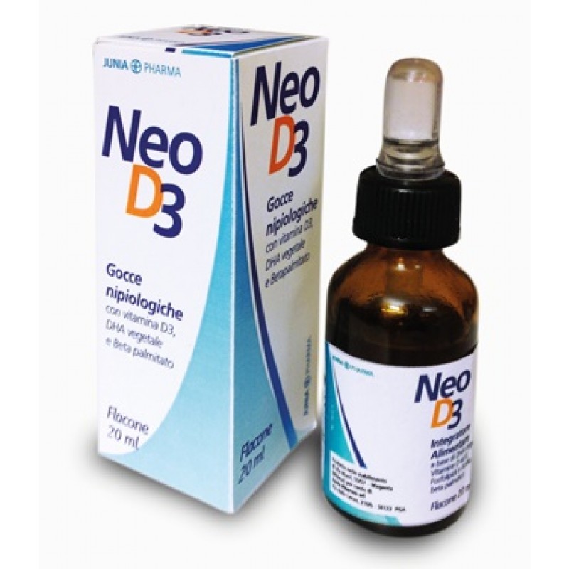 JuniaPharma Neo D3 Integratore Vitaminico Gocce 20 Ml